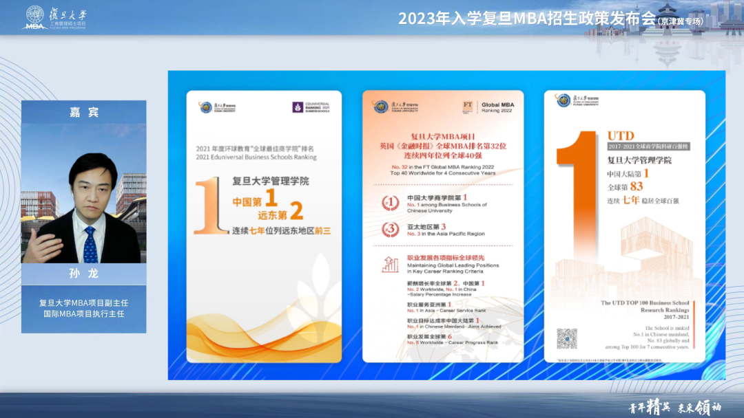 會(huì)后直擊 | 快速get2023年入學(xué)復(fù)旦MBA招生政策發(fā)布會(huì)精華