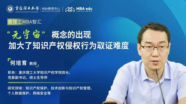 重理工MBA智匯 | 何培育教授：“元宇宙”概念的出現，加大了知識產權侵權行為取證難度