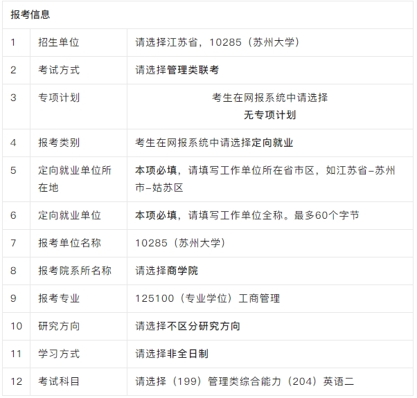 2025年蘇大MBA報(bào)考日歷