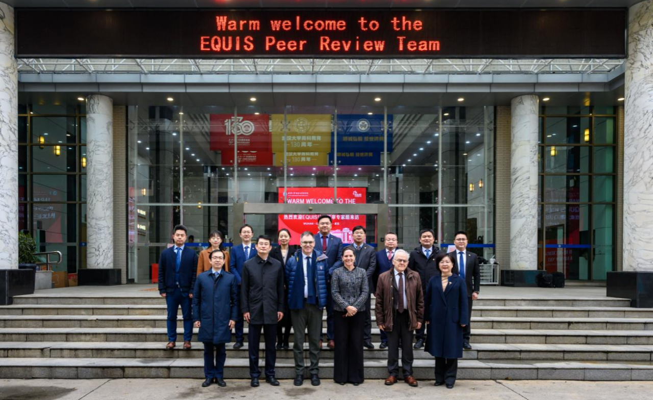 歐洲管理發展基金會對武漢大學經濟與管理學院進行EQUIS現場認證